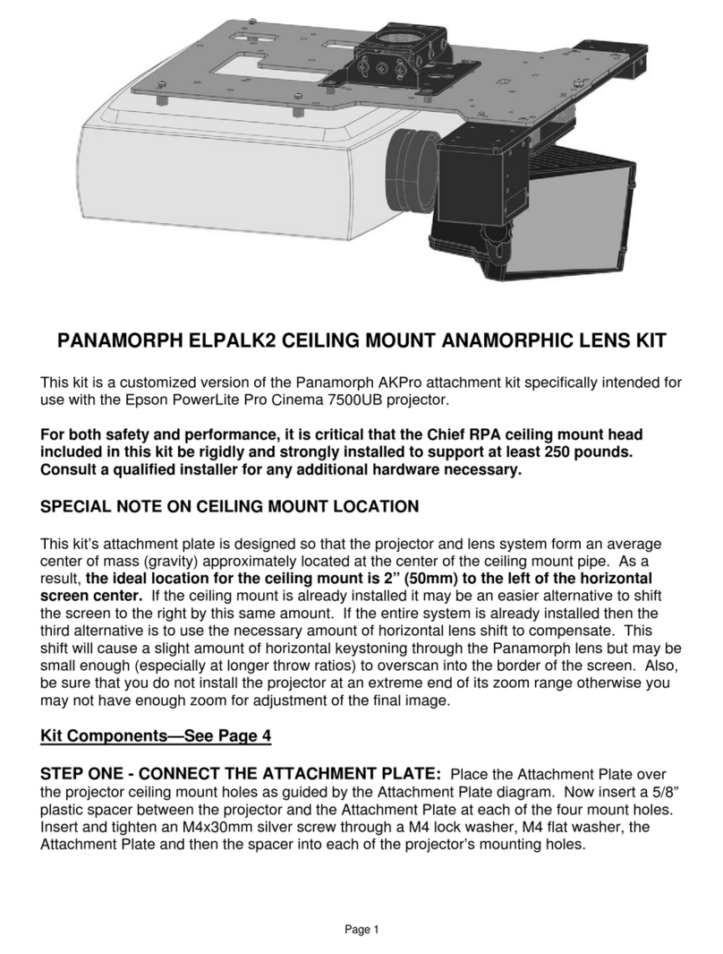 Epson Panamorph ELPALK2 User manual