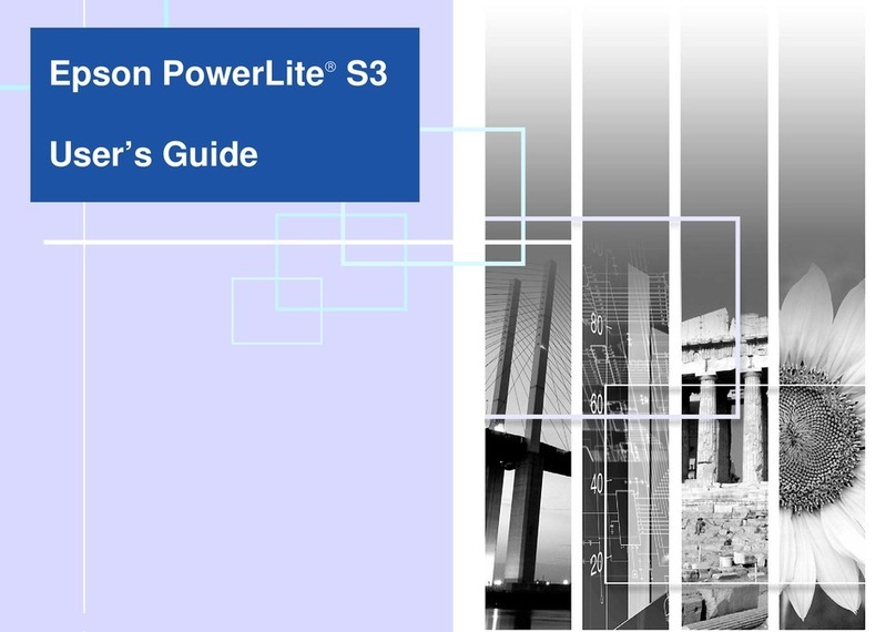 Epson PowerLite S3 user guide