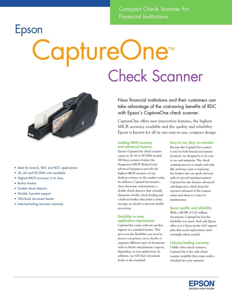 Epson CaptureOne 30DPM User manual