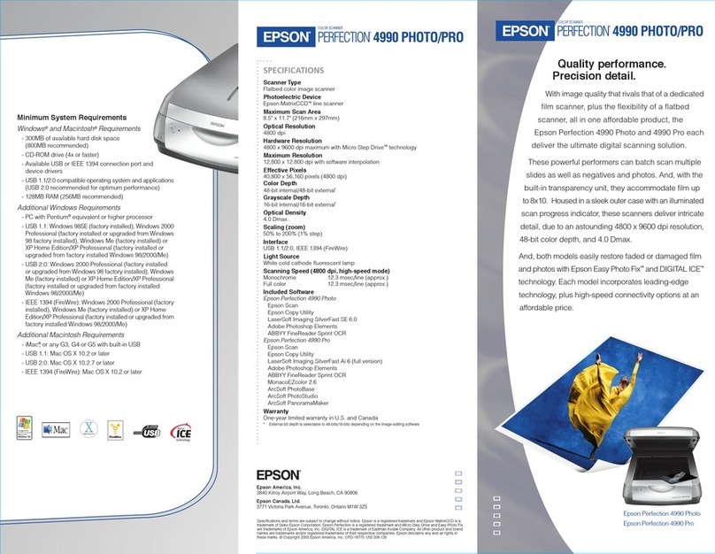 Epson Perfection 4990 Photo User manual