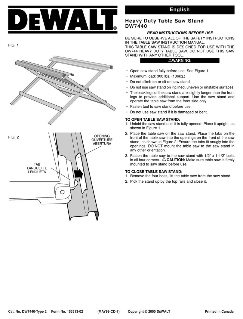 DeWalt DW7440 User manual