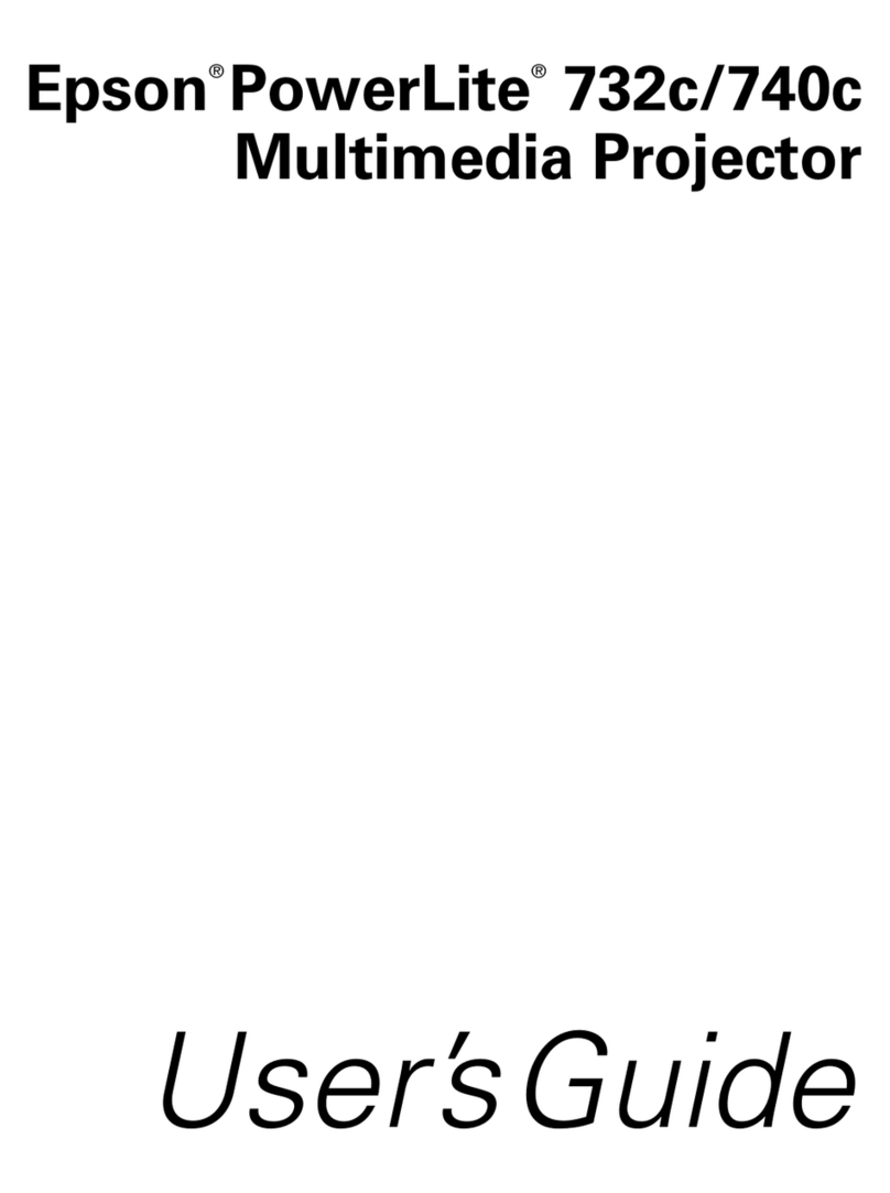 Epson PowerLite 732c User manual