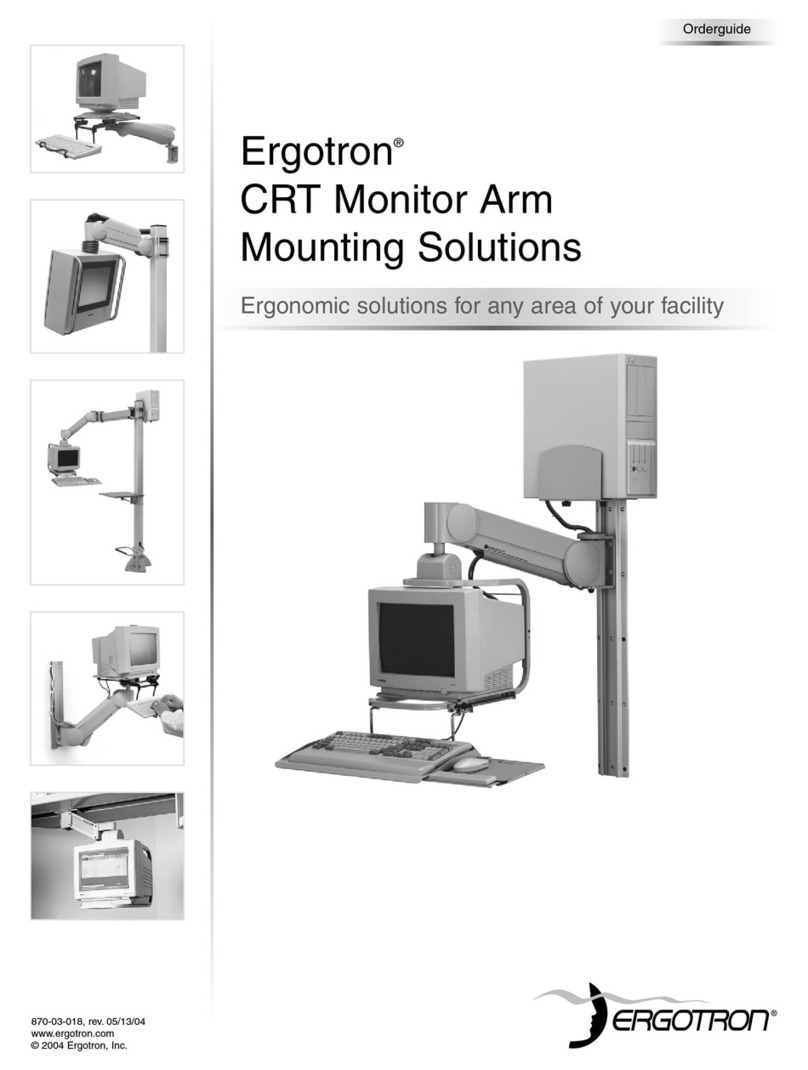 Ergotron CRT Monitor User manual