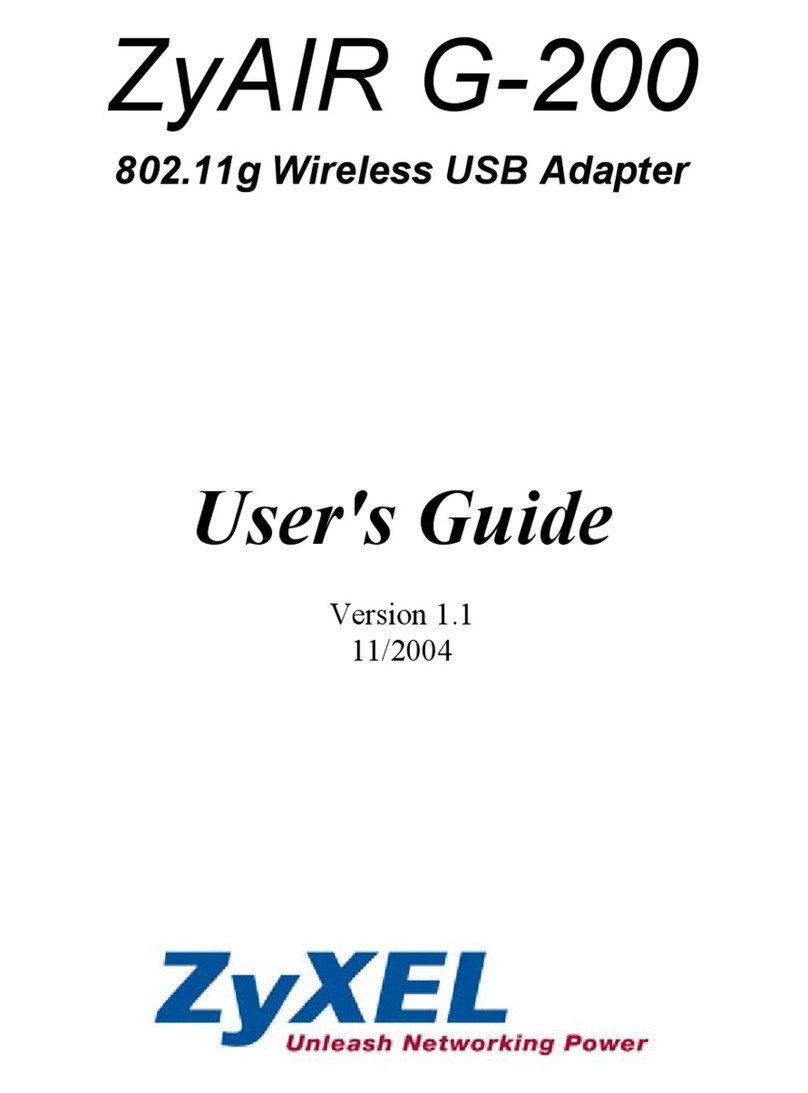 ZyXEL Communications ZyAIR G-200 User manual