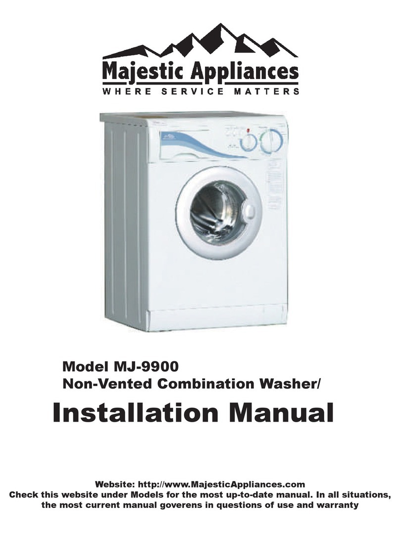 Majestic Appliances MJ-9900 installation manual