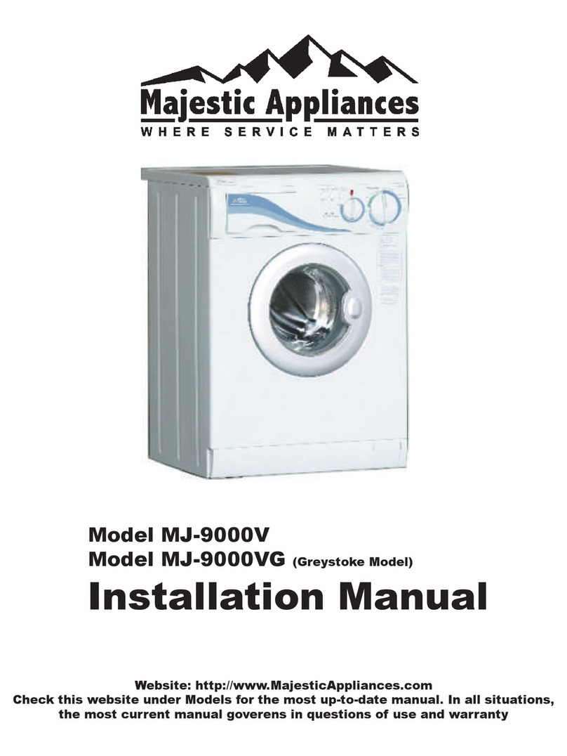 Majestic Appliances MJ-9000V installation manual