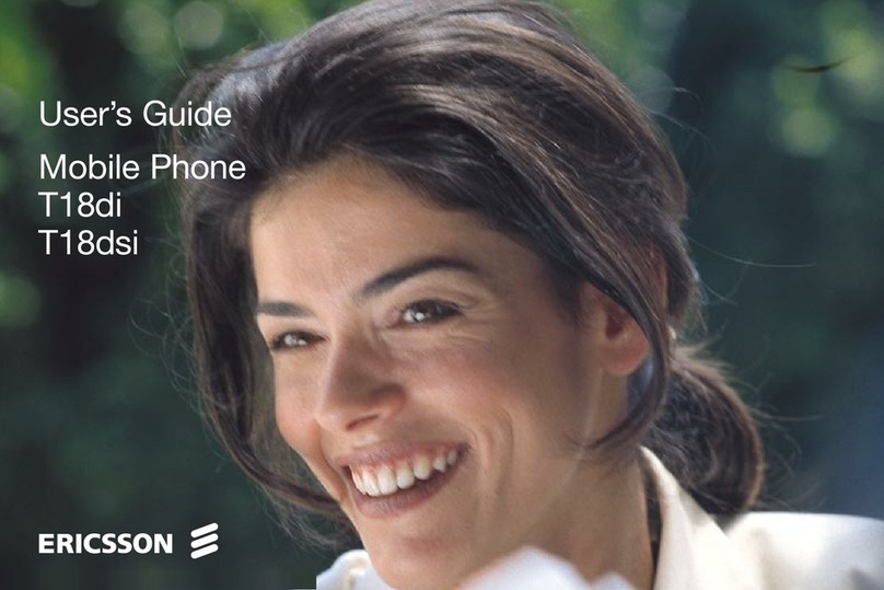 Ericsson T18di User manual
