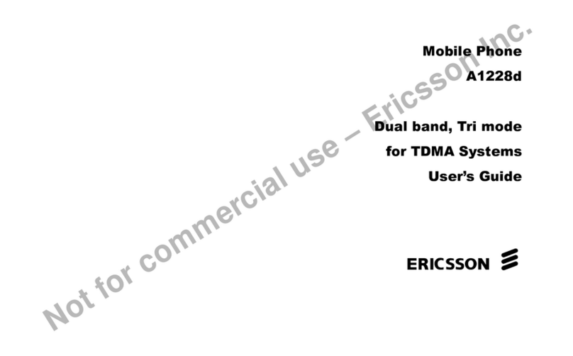 Ericsson A1228d User manual