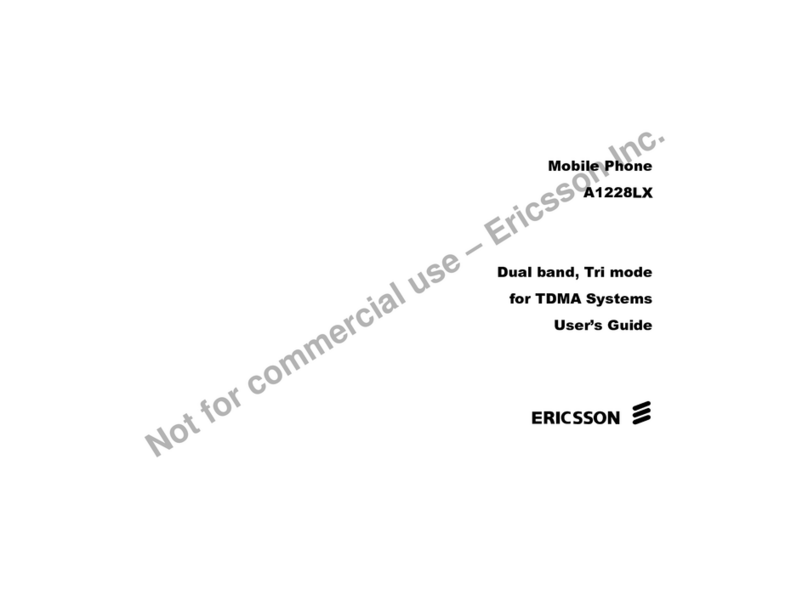 Ericsson A1228LX User manual Ericsson A1228LX User manual