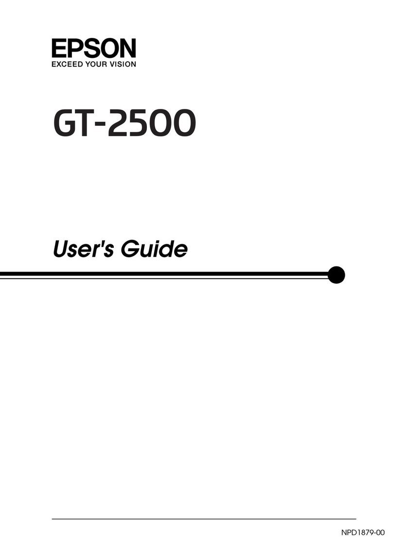 Epson GT-2500 Series User manual