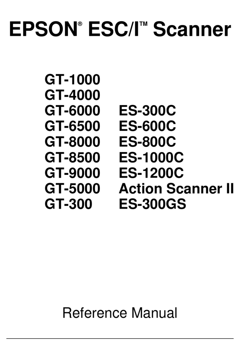 Epson ES-1000C - Business Scanning System User manual