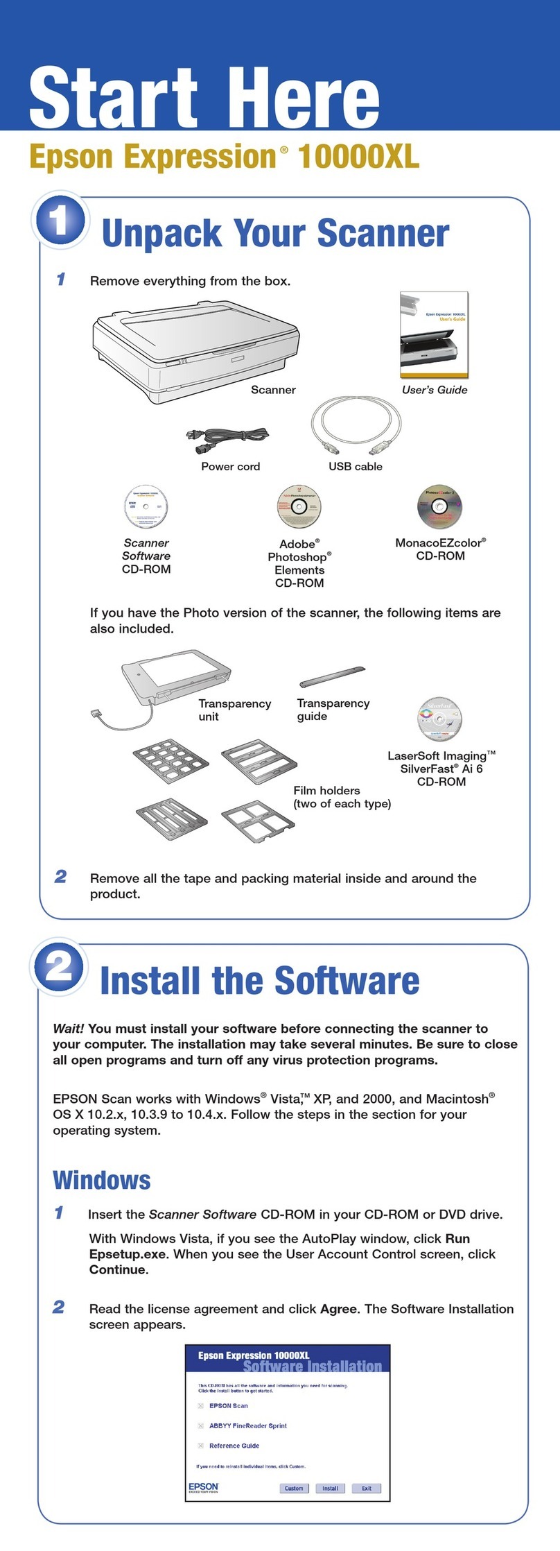 Epson Expression 10000XL Series Guide