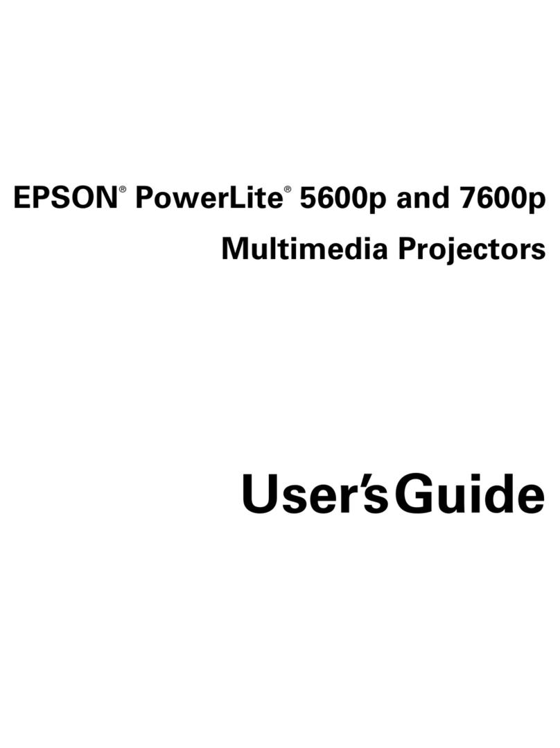 Epson PowerLite 5600p User manual