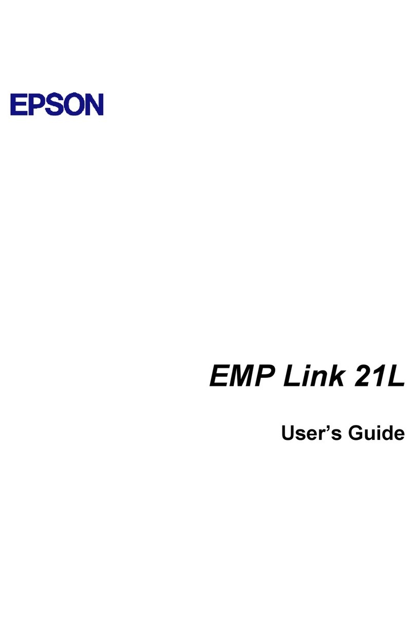 Epson EMP Link 21L User manual