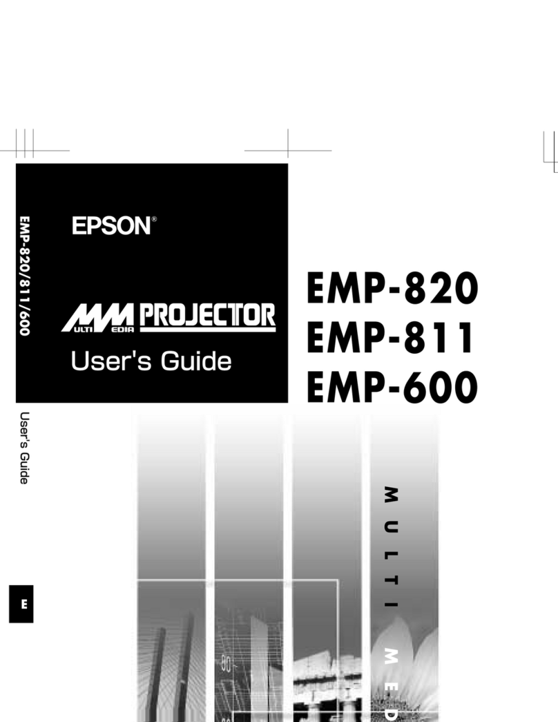 Epson ELP-600 User manual