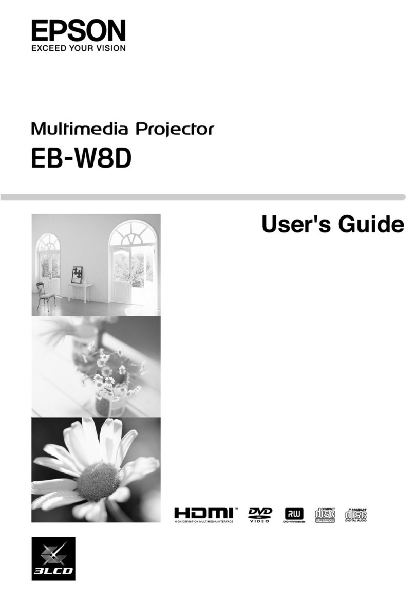 Epson EB-W8D User manual