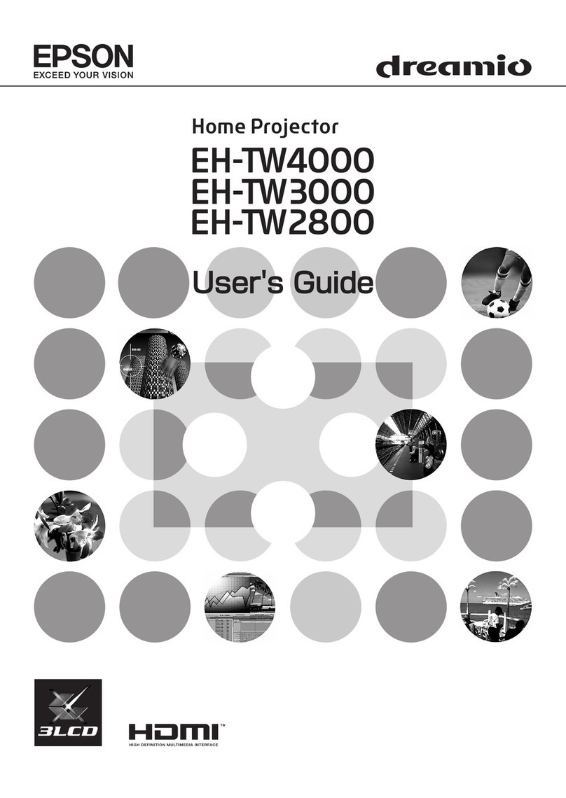 Epson dreamio EH-TW2800 User manual