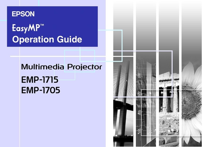 Epson EasyMP EMP-1705 User manual