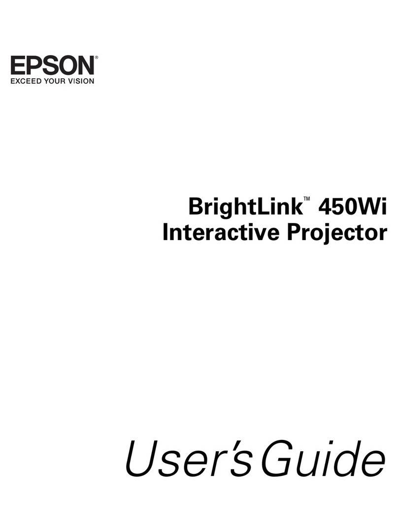 Epson BrightLink 450Wi - Interactive Projector User manual