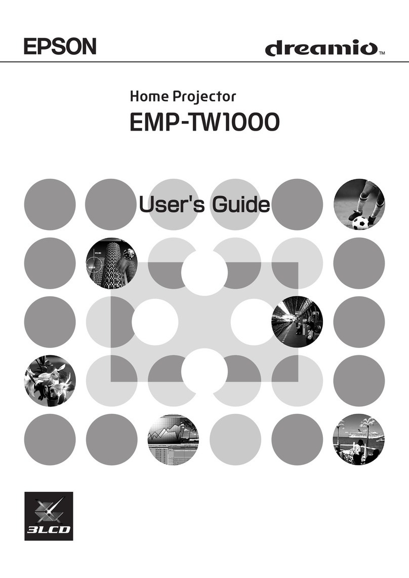 Epson Dreamio EMP-TW1000 U User manual