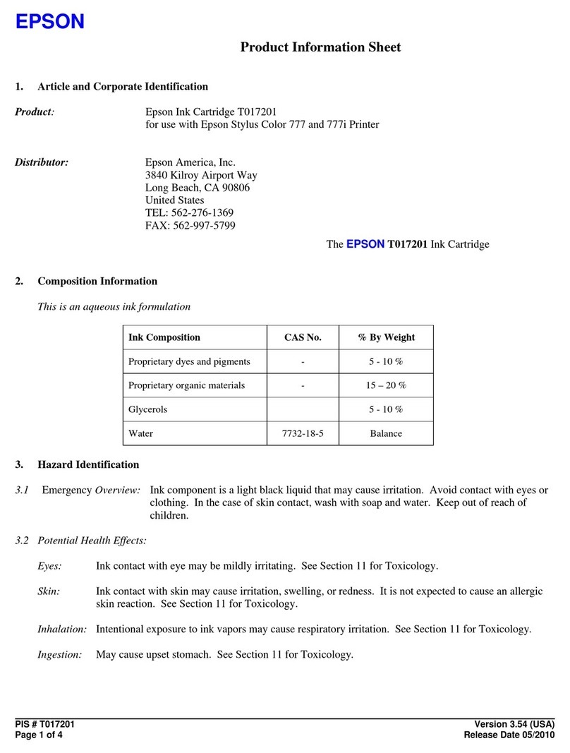 Epson T017201 Operating manual