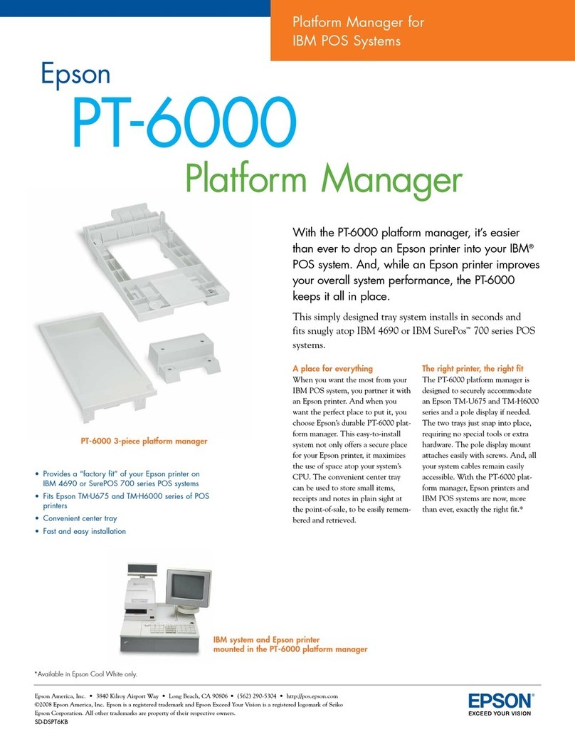 Epson U675 - TM Color Dot-matrix Printer User manual