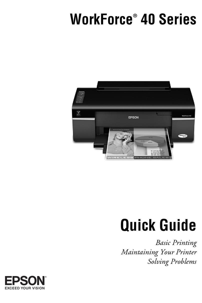 Epson WorkForce 40 Series User manual