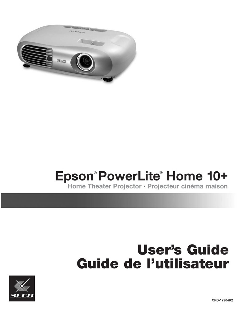 Epson POWERLITE HOME 10+ CPD-1790-4R2 User manual