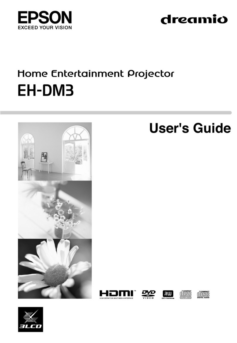 Epson DREAMIO EH-DM3 User manual