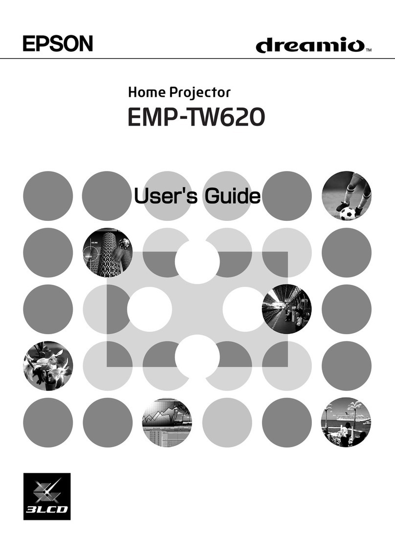 Epson dreamio EMP-TW620 User manual