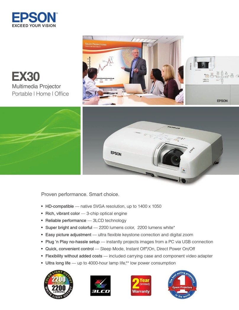 Epson EX30 User manual