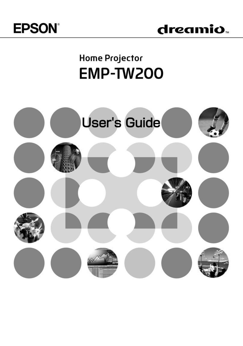 Epson dreamio EMP-TW200 User manual