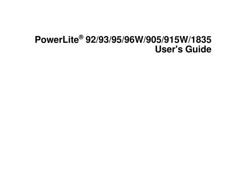 Epson PowerLite 1835 User manual