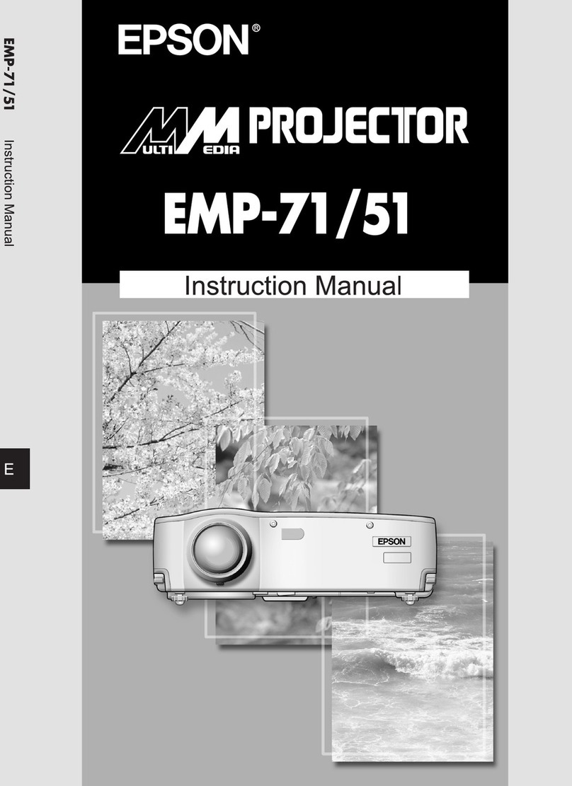 Epson EMP 71 User manual