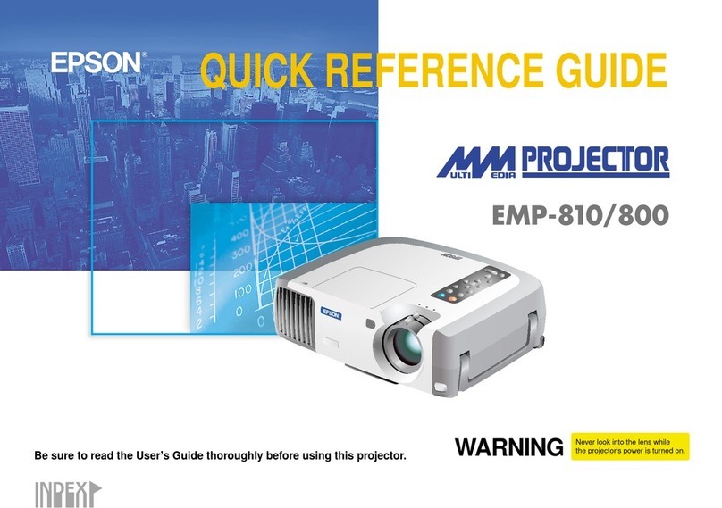 Epson EMP-800 / 810 User manual
