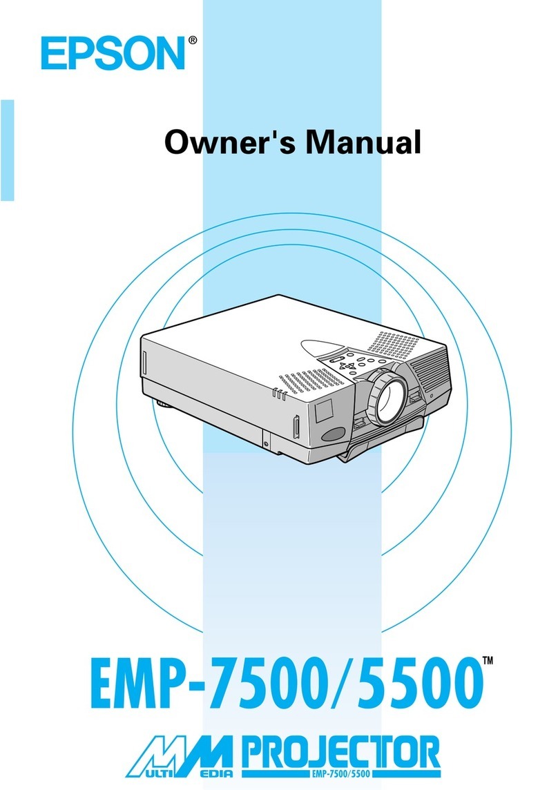 Epson EMP-7500/5500 User manual