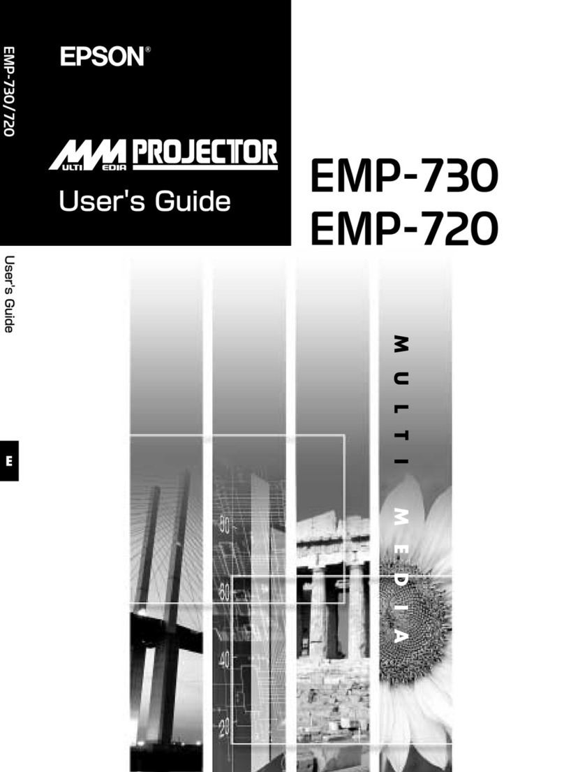 Epson EMP 720 User manual