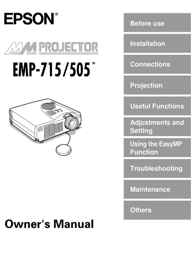 Epson EMP-505 / 715 User manual