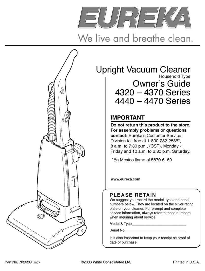 Eureka 4320-4370 Series owner's guide