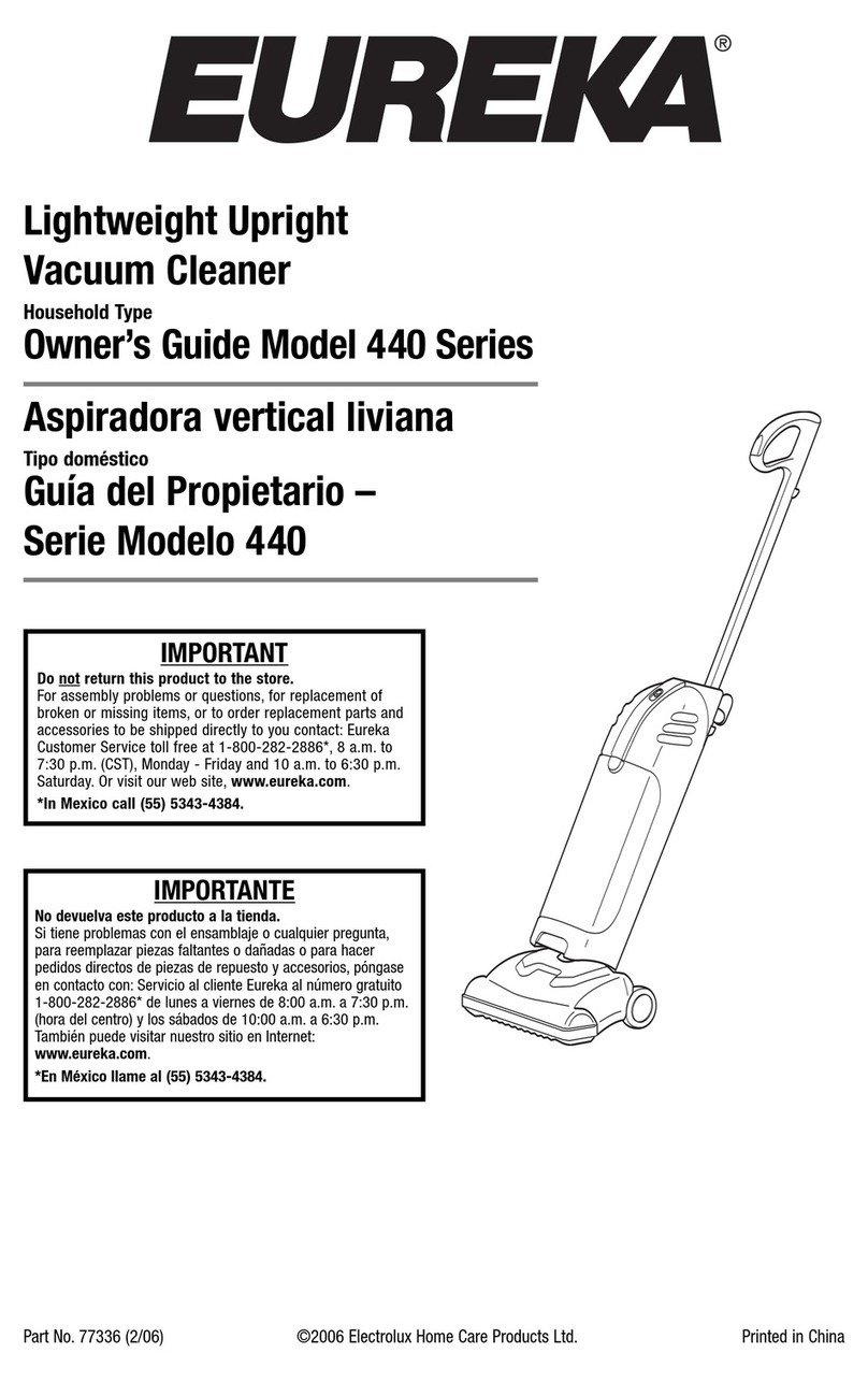 Eureka 440 Series User manual