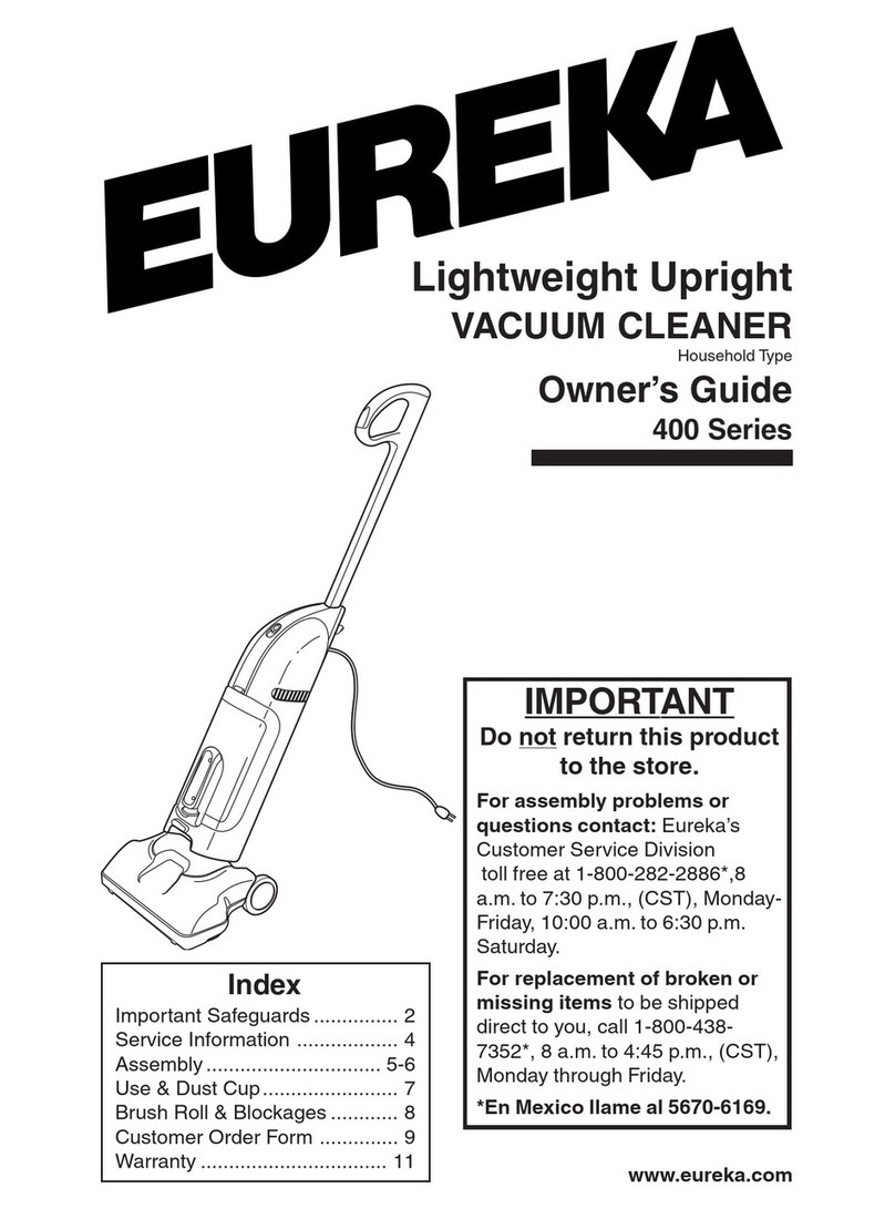 Eureka 400 Series User manual