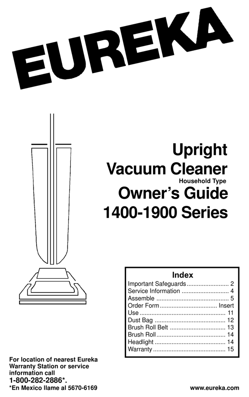 Eureka 1400-1900 Series owner's guide