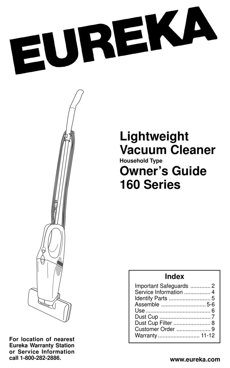 Eureka 160 Series User manual