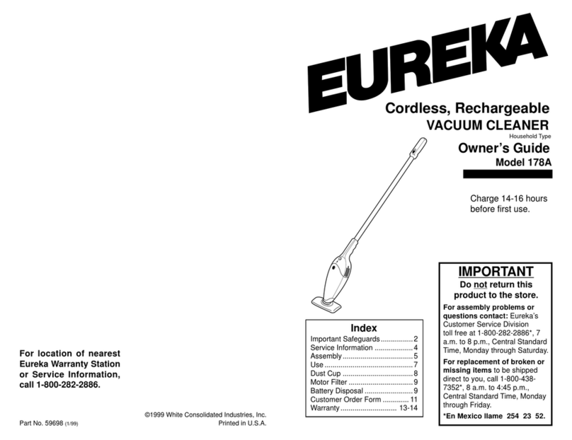 Eureka 178A owner's guide
