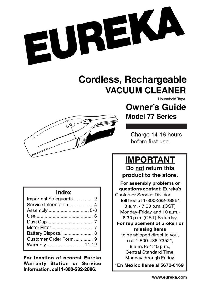 Eureka 77 owner's guide