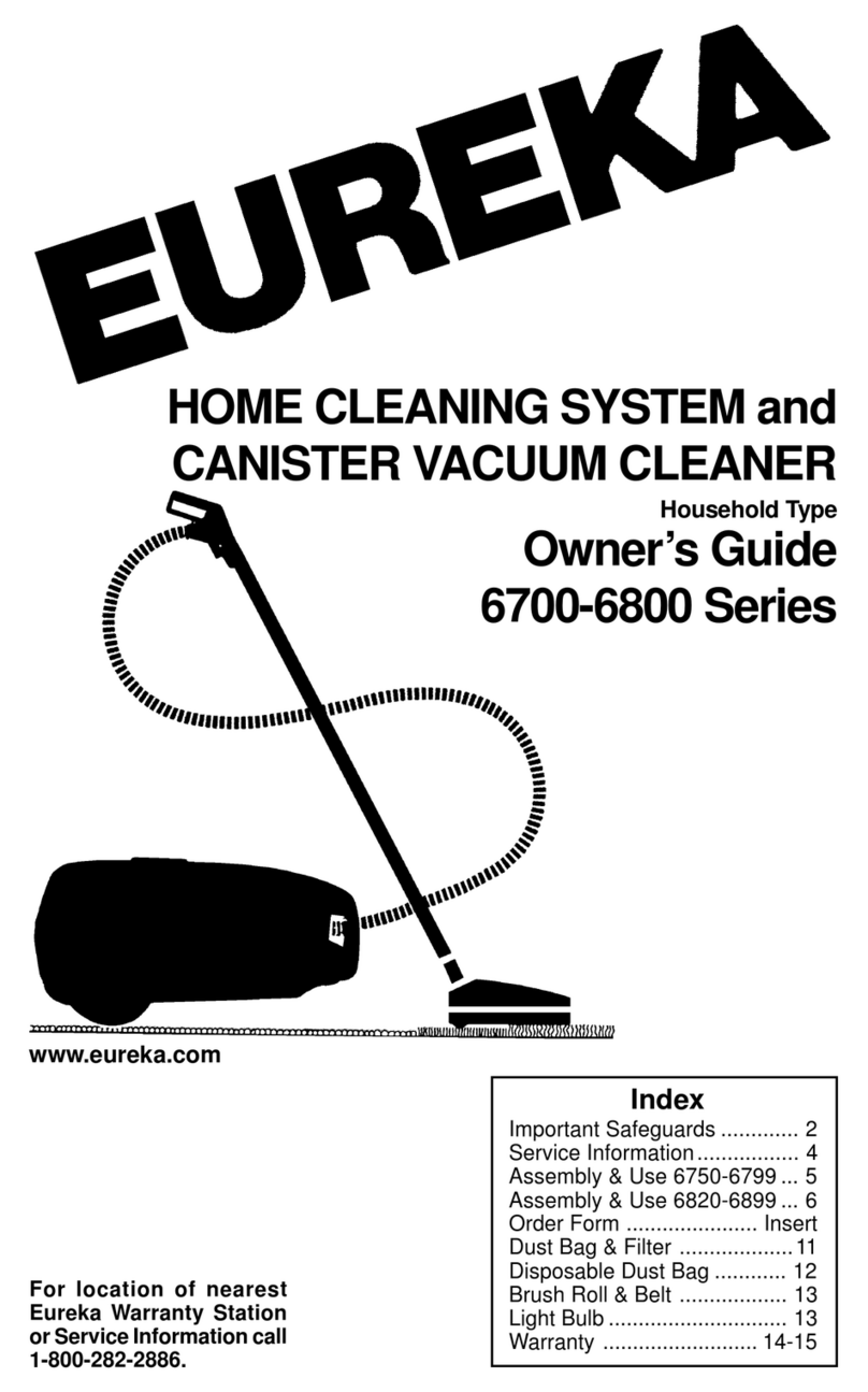 Eureka 6700 Series owner's guide
