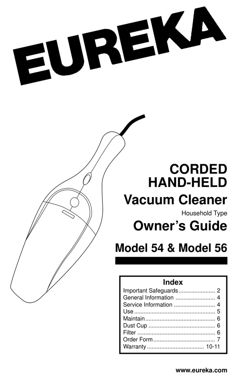 Eureka 54 User manual