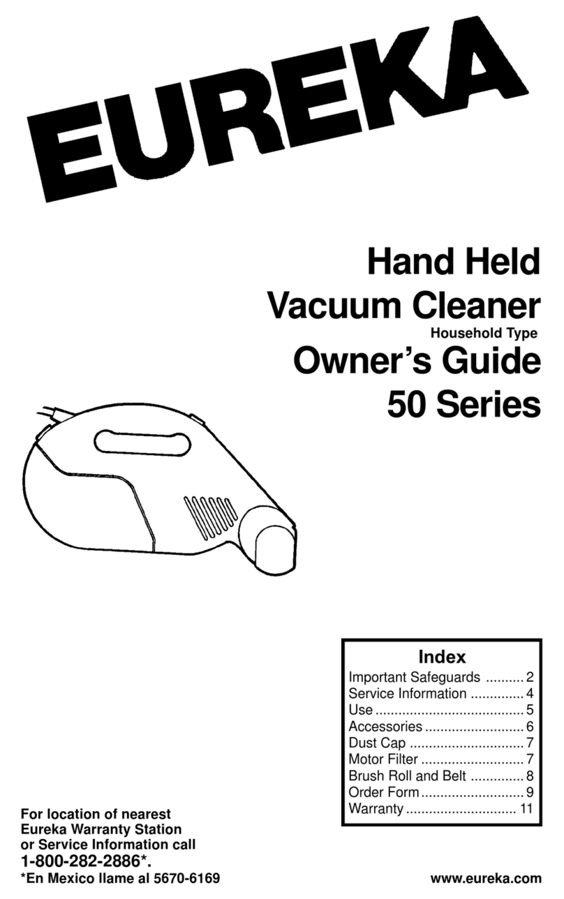 Eureka 50 Series User manual