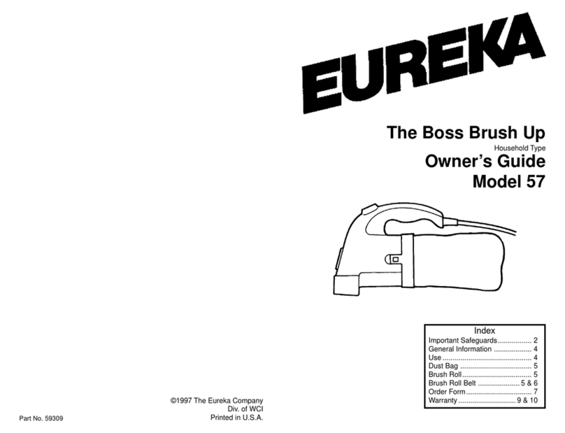 Eureka 57 owner's guide