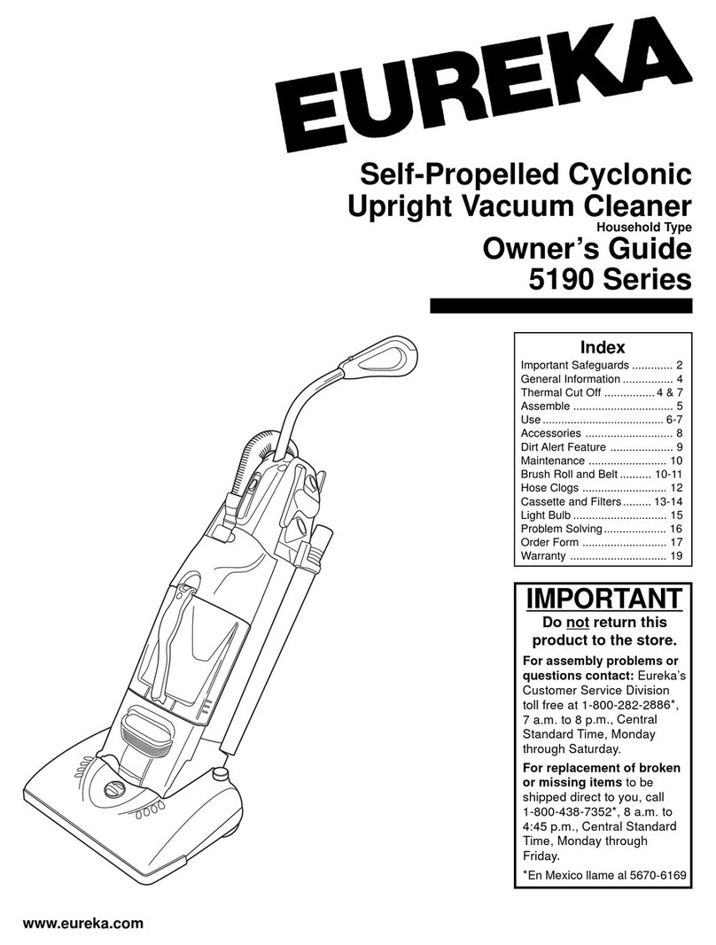 Eureka 5190 Series User manual